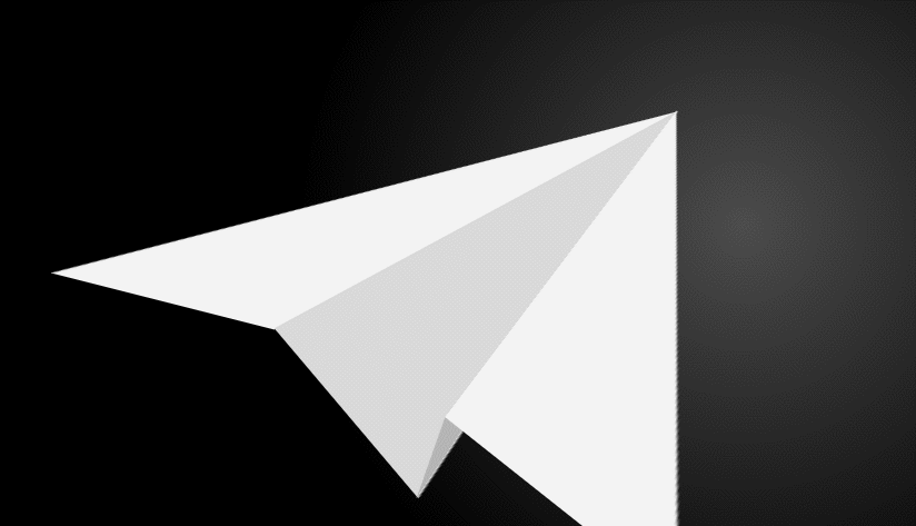 基于css3实现的纸飞机折叠飞翔动画过程