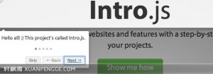 Intro.js网站交互引导插件